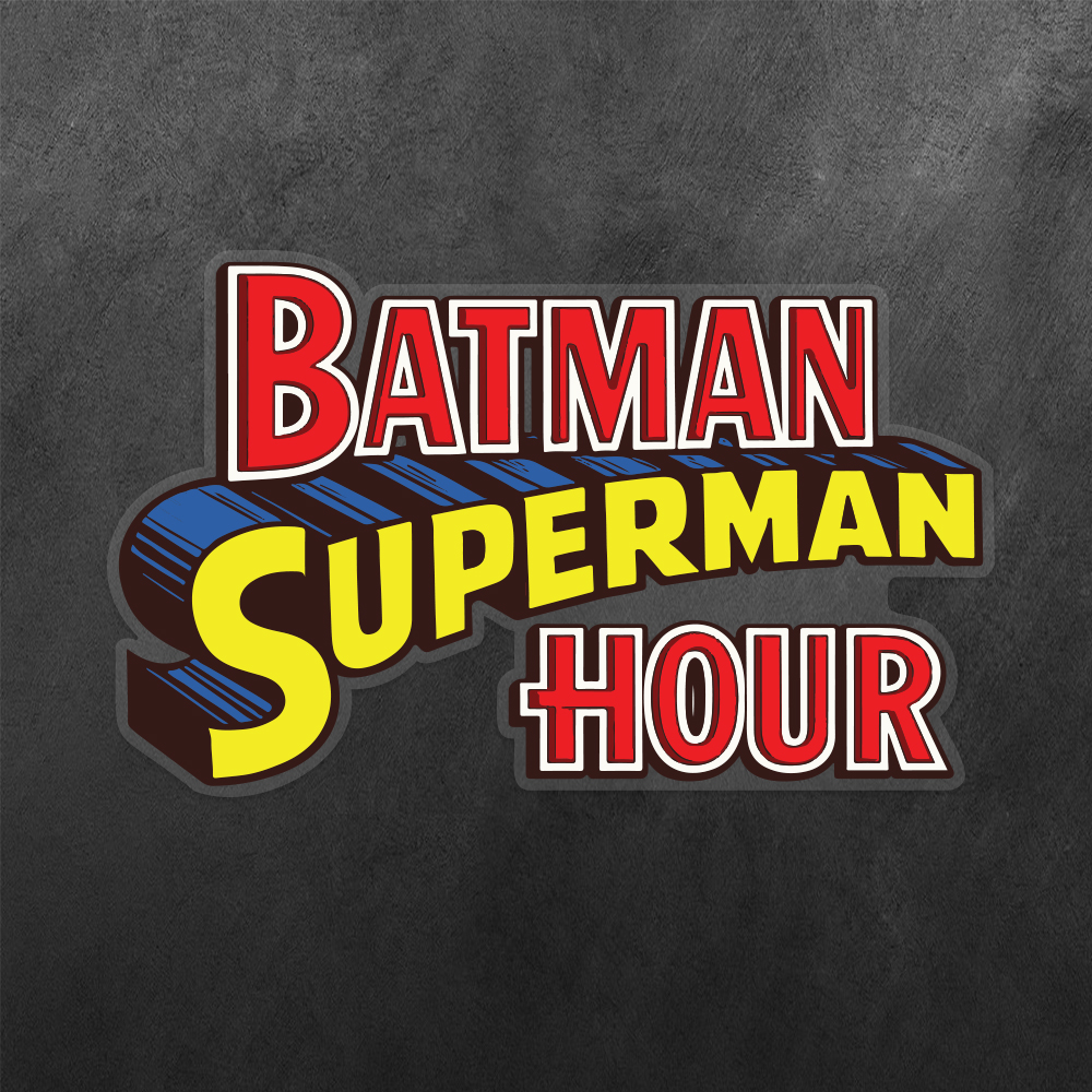 Batman Superman Hour Vinyl Decal Sticker