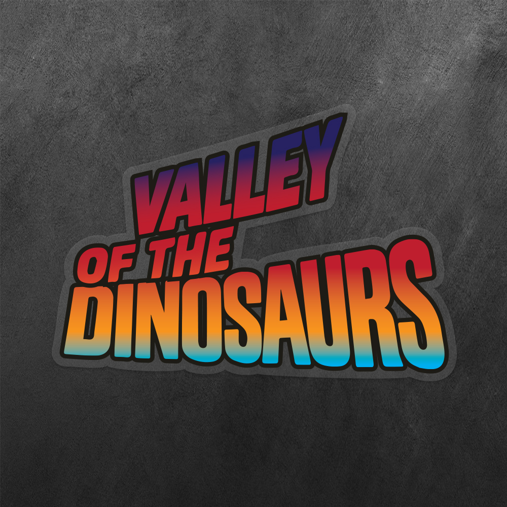 Valley of the Dinosaurs Vinyl Decal Sticker
