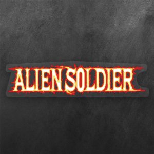 Alien Soldier Vinyl Decal Sticker