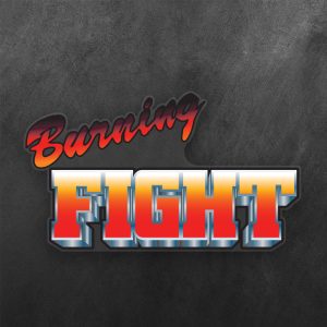 Burning Fight Vinyl Decal Sticker