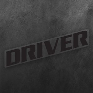 Driver Vinyl Decal Sticker