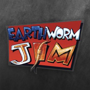 Earthworm Jim Vinyl Decal Sticker