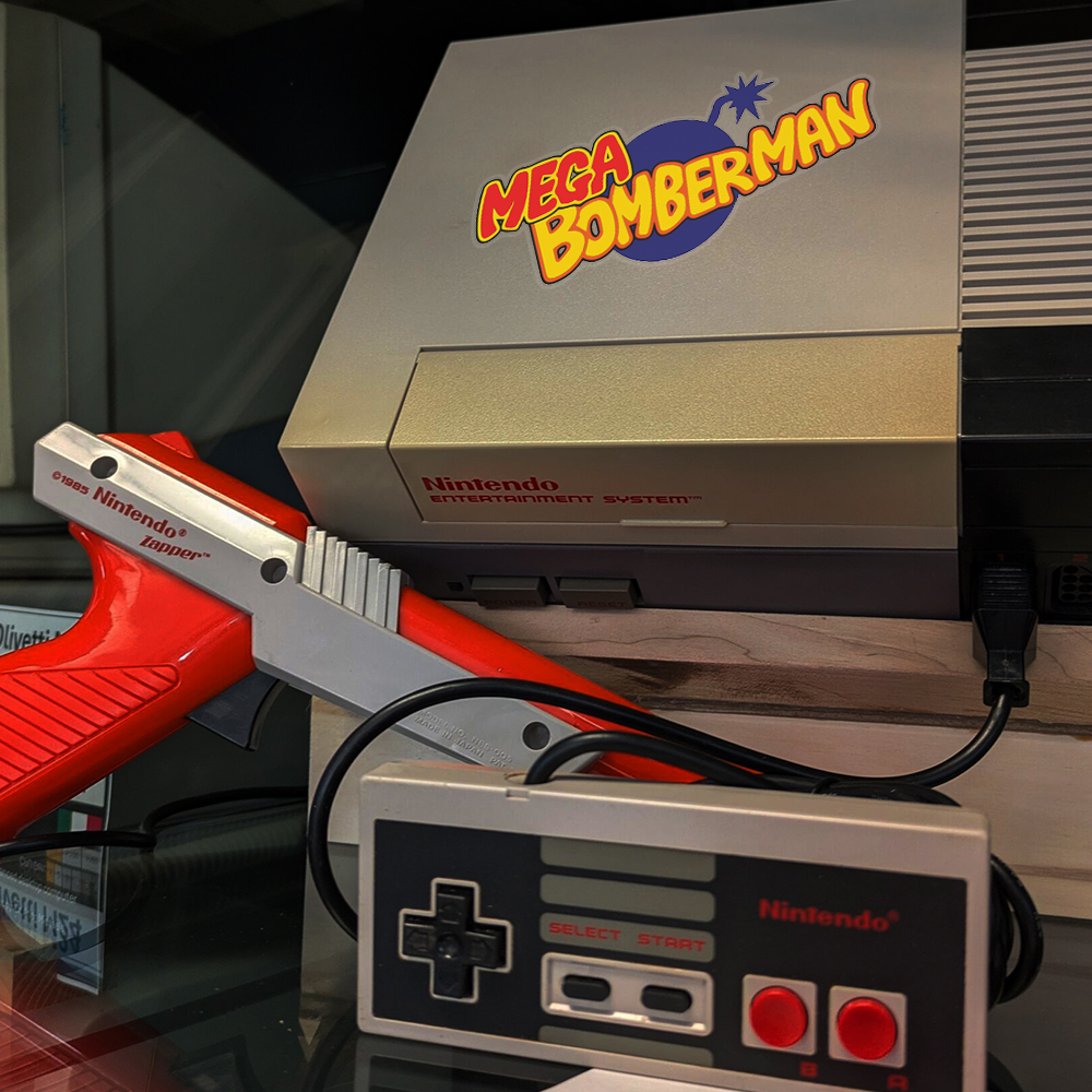 Mega Bomberman Vinyl Decal Sticker - Image 2