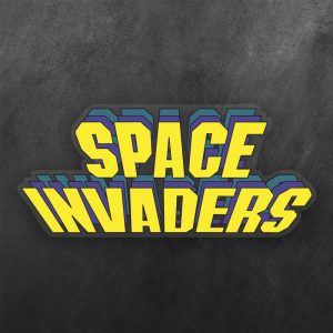 Space Invaders Vinyl Decal Sticker